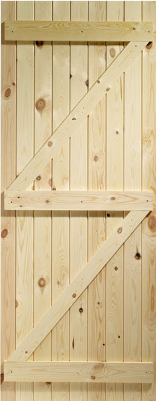 Ledged & Braced Redwood Gate